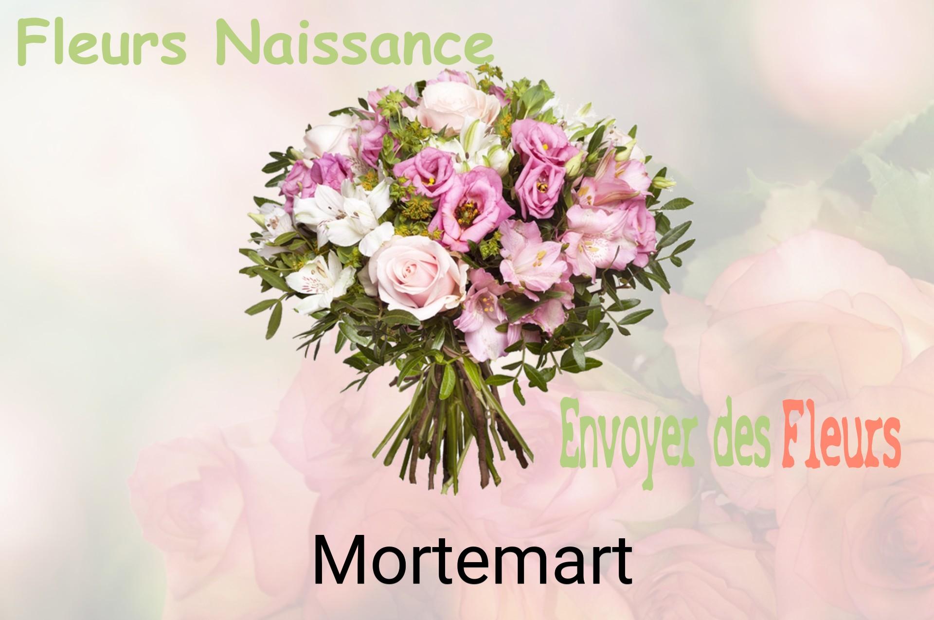 Bouquet de fleurs de naissance livré à Mortemart
